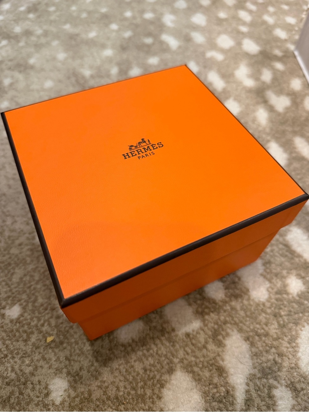 Hermes small gift box 5.5”x5.5”x3.5” new